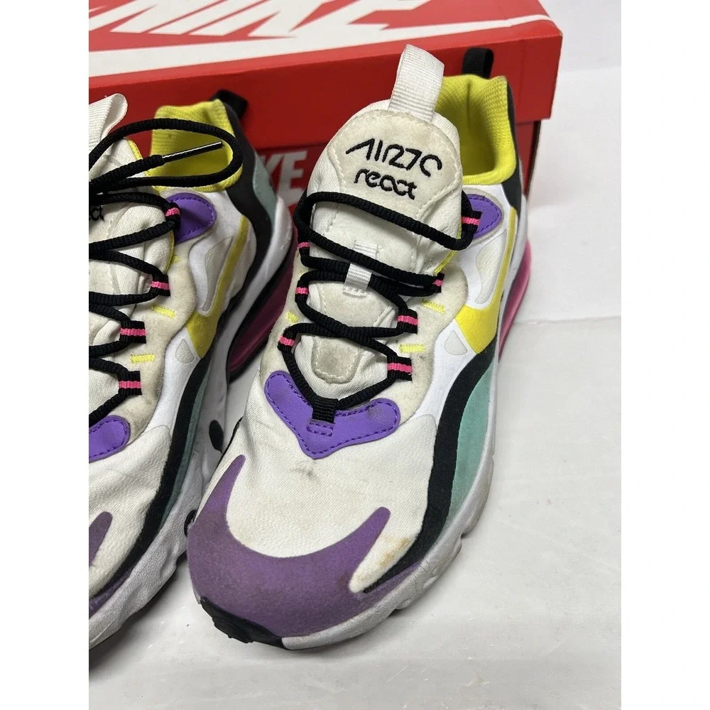 Nike Air Max 270‎ React Youth Running Sneakers Shoes 5.5Y
